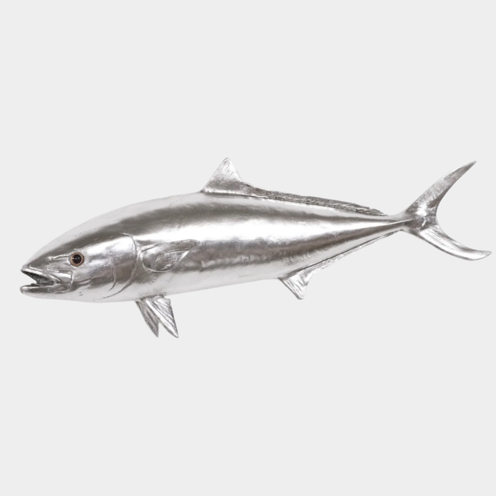 Yellow Tailed King Fish in Silver Leaf