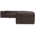 Form L-Shaped Modular Sectional – Top-Grain Leather Sofa