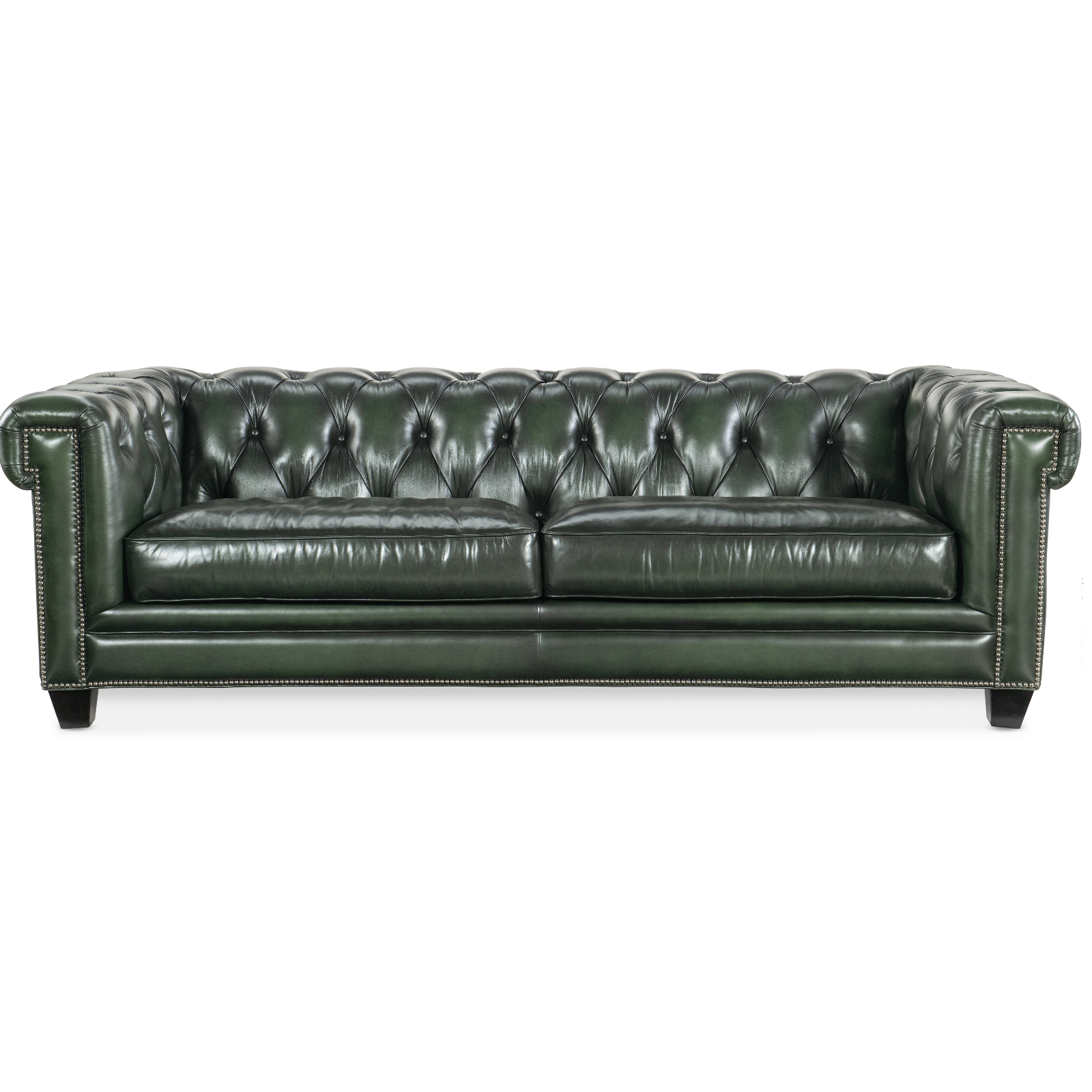 Charleston Tufted Leather Sofa – Chesterfield Two-Seat