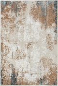 Glitz Taupe Multicolor Modern Polyester Area Rug