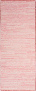 Washable Essentials Pink Modern Polyester Area Rug