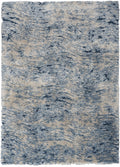 Dreamy Shag Light Blue Shag Polyester Area Rug