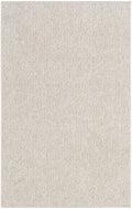Natural Texture Ivory Beige Farmhouse Polyester Area Rug