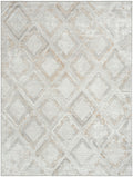Dekor Grey Modern Polypropylene Area Rug