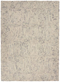 Colorado Ivory Grey Teal Modern Wool Area Rug