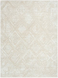 Dekor Beige Modern Polypropylene Area Rug