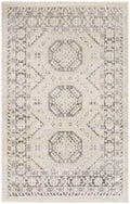 Serenity Home Ivory Grey Vintage Polypropylene Area Rug
