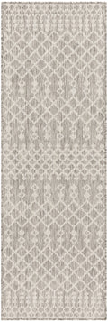 Positano Light Grey Modern Polypropylene Area Rug