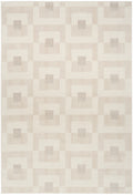 Nordic Ivory Beige Modern Polyester Area Rug