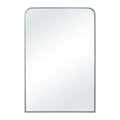 Jackline 36" H x 24" W Wall Mirror, Polished Nickel