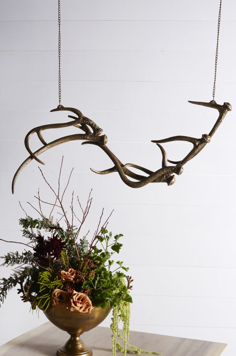 Caribou Antler Decor Collection – Rustic Aluminum Displays