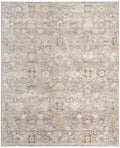 Antique Fusion Grey Vintage Polyester Area Rug