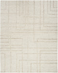 CK045 Impressions Ivory Modern Wool Area Rug