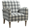 Malia Armchair in Black