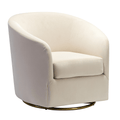 Amarante Swivel Chair in Tan