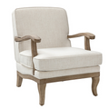 Quentin Armchair in Ivory