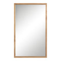 Canas 40" H x 24" W Wall Mirror, Brown