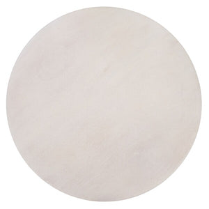 Alecto Round Coffee Table in White Wash