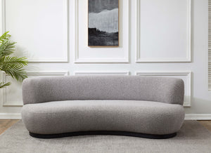 Stevie Boucle Curved Back Sofa