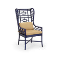 Gwyneth Wing Chair - Indigo