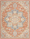 Maison Rust Ivory Vintage Wool Area Rug