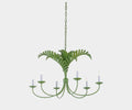 Royal Palm Chandelier - Green