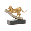 Leopard On The Hunt - Gold