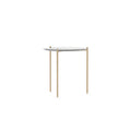 Demli Clear Glass Side Table