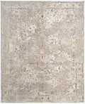 Antique Fusion Ivory Multicolor Vintage Polyester Area Rug