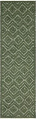 Versatile Green Modern Polypropylene Area Rug