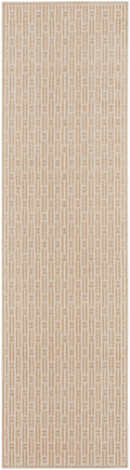Washable Charm Beige Ivory Modern Polyester Area Rug