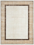 Dekor Ivory Brown Modern Polypropylene Area Rug