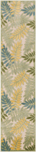 Aloha Green Multicolor Outdoor Polypropylene Area Rug