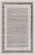 Serenity Home Grey Ivory Modern Polypropylene Area Rug