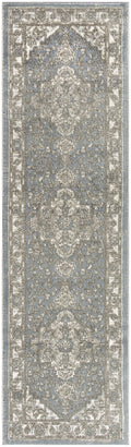 Quarry Blue Vintage Polypropylene Area Rug