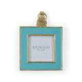 Aqua Enamel Wall Frame (Sm)
