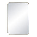 Vesey 36" Tall Rectangle Wall Mirror, Yellow