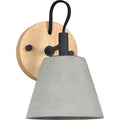 Turtle Bay 8" Length Wall Sconce, Grey