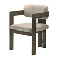 Destin Side Chair in Light Gray Fabric