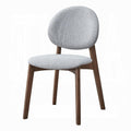 Hadasa Set of 2 Side Chairs in Light Gray