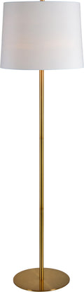 Radison 60" Length Floor lamp, Antique Brass