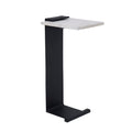 Dorville Indoor Cast Aluminum Side Table, Matte Black