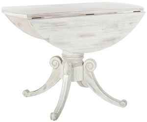 Forest Drop Leaf Dining Table in Antique White