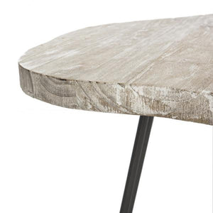 Mindy Wood Top Dining Table