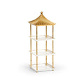 Pagoda Shelf - Gold