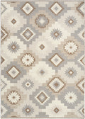 Copenhagen Ivory Beige Modern Wool Area Rug