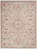 Elation Ivory Brick Bohemian Polypropylene Area Rug