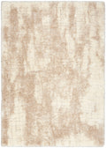 Dreamy Shag Ivory Beige Modern Polyester Area Rug