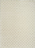 Serenity Home Ivory Modern Polypropylene Area Rug