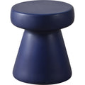 Charlie Indoor/Outdoor Ceramic Table, Matte Navy